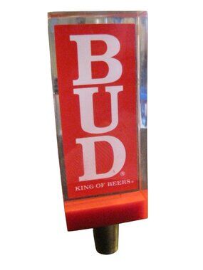 Bud King of Beers Budweiser Draft Beer Tap Handle